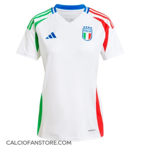 Maglia Calcio Italia Seconda Divisa Donna Europei 2024 Manica Corta